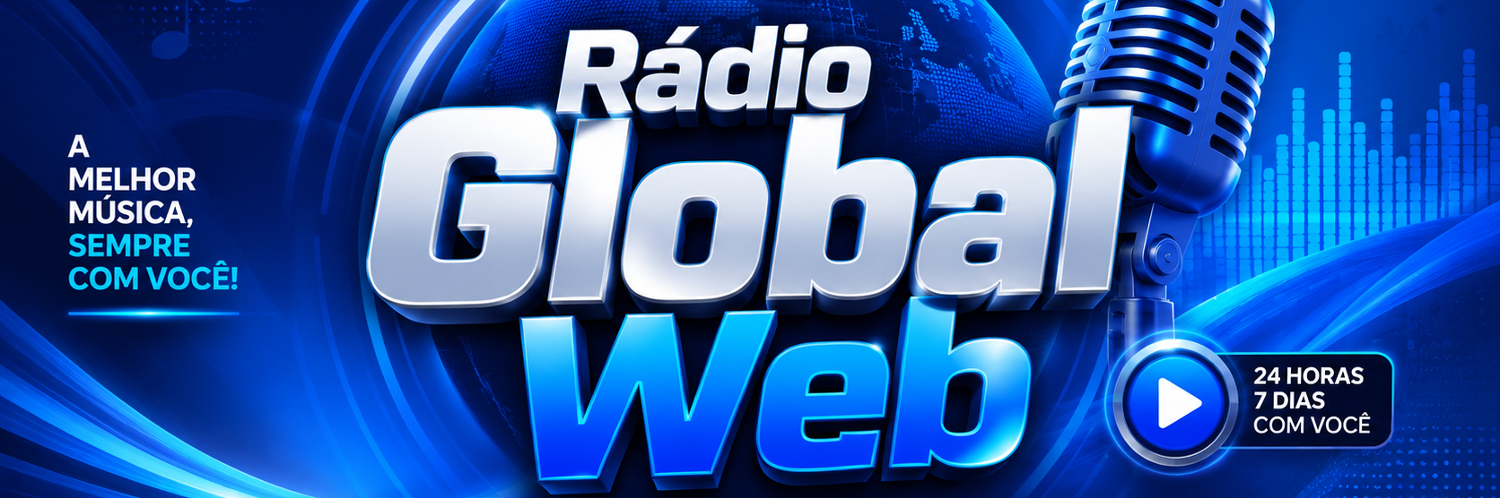 Rádio Global Web é a sua conexão com a melhor música, informação e entretenimento, 24 horas por dia.